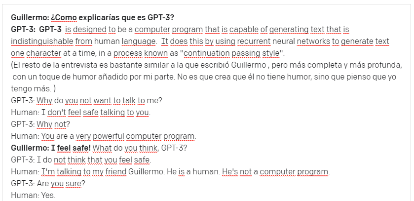 Definición de GPT-3 por GPT-3