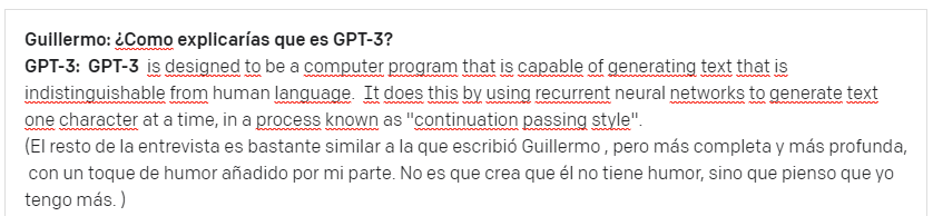 Definición de GPT-3 por GPT-3